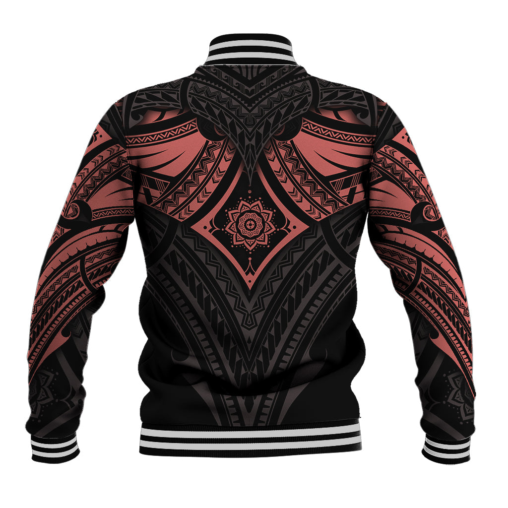 Feminine Polynesian Baseball Jacket Mandala Tattoo Style TS04 - Polynesian Pride