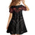 Feminine Polynesian Kid Short Sleeve Dress Mandala Tattoo Style TS04 - Polynesian Pride