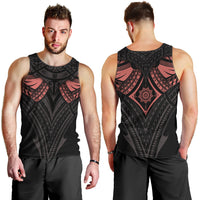 Feminine Polynesian Men Tank Top Mandala Tattoo Style TS04 - Polynesian Pride