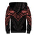 Feminine Polynesian Sherpa Hoodie Mandala Tattoo Style TS04 - Polynesian Pride