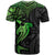 Polynesian T Shirt Hammerhead Shark Tribal Pattern Black Green Version TS04 - Polynesian Pride