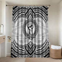 Aiga Samoa Raised Fist Bathroom Set Polynesian Tribal Tattoo Art Family Pride