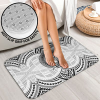 Aiga Samoa Raised Fist Bathroom Set Polynesian Tribal Tattoo Art Family Pride