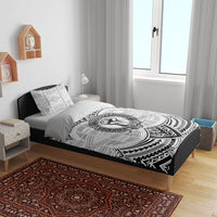 Aiga Samoa Raised Fist Bedding Set Polynesian Tribal Tattoo Art Family Pride