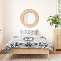 Aiga Samoa Raised Fist Bedding Set Polynesian Tribal Tattoo Art Family Pride