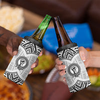 Aiga Samoa Raised Fist 4 in 1 Can Cooler Tumbler Polynesian Tribal Tattoo Art Family Pride