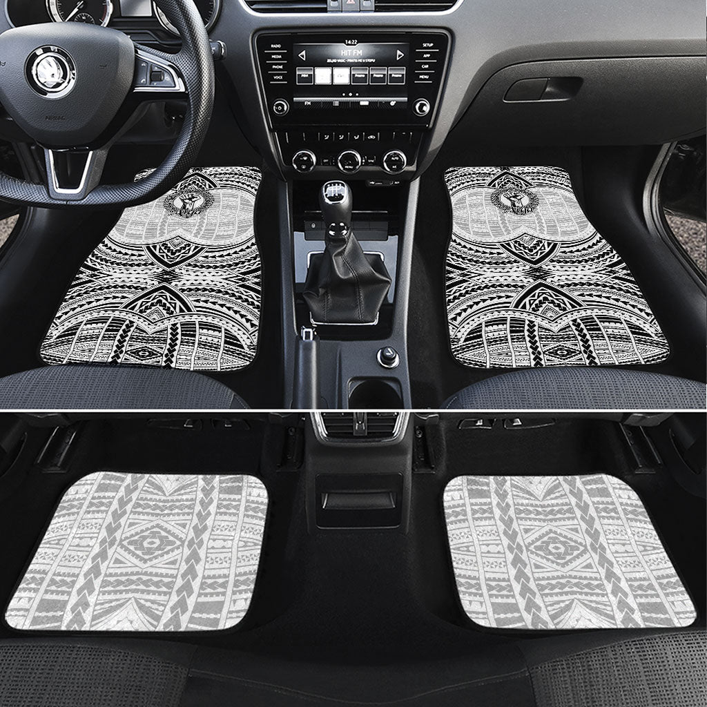 Aiga Samoa Raised Fist Car Mats Polynesian Tribal Tattoo Art Family Pride
