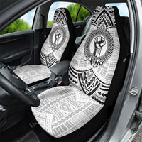Aiga Samoa Raised Fist Car Seat Cover Polynesian Tribal Tattoo Art Family Pride