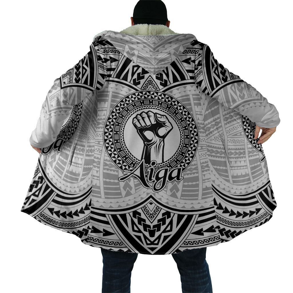 Aiga Samoa Raised Fist Cloak Polynesian Tribal Tattoo Art Family Pride