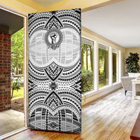 Aiga Samoa Raised Fist Door Cover Polynesian Tribal Tattoo Art Family Pride