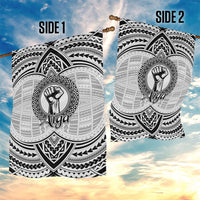 Aiga Samoa Raised Fist Garden Flag Polynesian Tribal Tattoo Art Family Pride