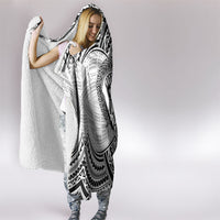 Aiga Samoa Raised Fist Hooded Blanket Polynesian Tribal Tattoo Art Family Pride