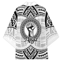Aiga Samoa Raised Fist Kimono Polynesian Tribal Tattoo Art Family Pride