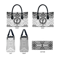 Aiga Samoa Raised Fist Leather Bag Polynesian Tribal Tattoo Art Family Pride