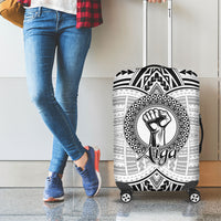 Aiga Samoa Raised Fist Luggage Cover Polynesian Tribal Tattoo Art Family Pride