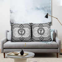 Aiga Samoa Raised Fist Pillow Cover Polynesian Tribal Tattoo Art Family Pride