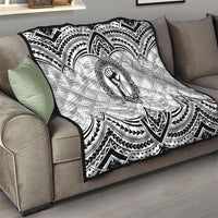 Aiga Samoa Raised Fist Quilt Polynesian Tribal Tattoo Art Family Pride