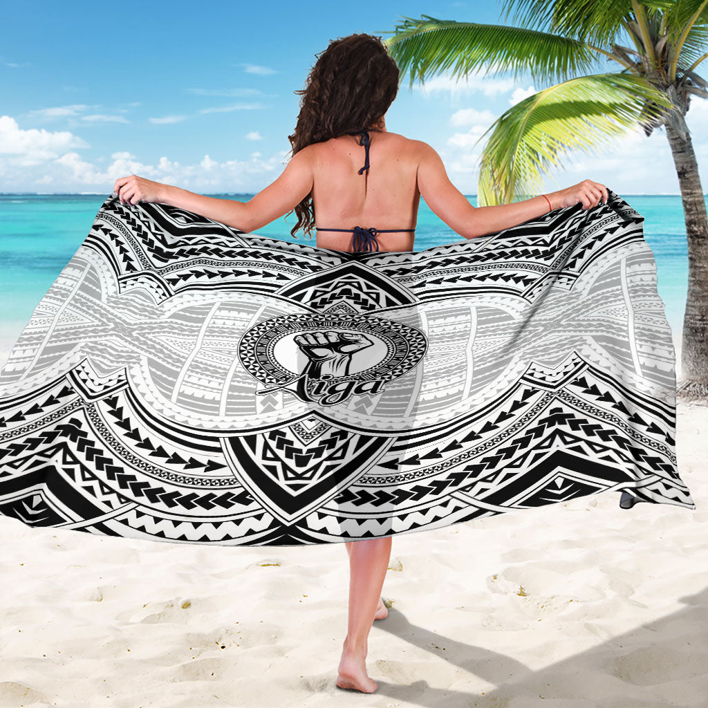 Aiga Samoa Raised Fist Sarong Polynesian Tribal Tattoo Art Family Pride