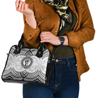 Aiga Samoa Raised Fist Shoulder Handbag Polynesian Tribal Tattoo Art Family Pride