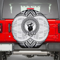 Aiga Samoa Raised Fist Spare Tire Cover Polynesian Tribal Tattoo Art Family Pride