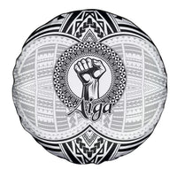 Aiga Samoa Raised Fist Spare Tire Cover Polynesian Tribal Tattoo Art Family Pride