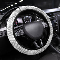 Aiga Samoa Raised Fist Steering Wheel Cover Polynesian Tribal Tattoo Art Family Pride