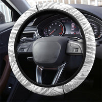 Aiga Samoa Raised Fist Steering Wheel Cover Polynesian Tribal Tattoo Art Family Pride