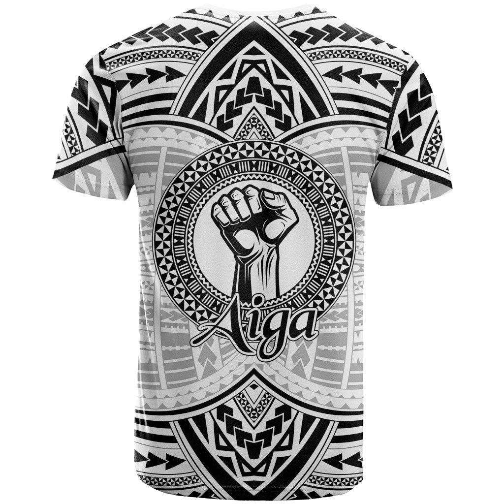 Aiga Samoa Raised Fist T Shirt Polynesian Tribal Tattoo Art Family Pride