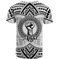 Aiga Samoa Raised Fist T Shirt Polynesian Tribal Tattoo Art Family Pride