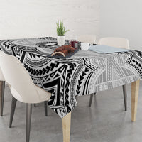 Aiga Samoa Raised Fist Tablecloth Polynesian Tribal Tattoo Art Family Pride