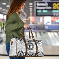 Aiga Samoa Raised Fist Travel Bag Polynesian Tribal Tattoo Art Family Pride