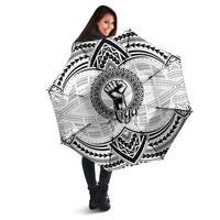 Aiga Samoa Raised Fist Umbrella Polynesian Tribal Tattoo Art Family Pride