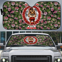 Samoa Aiga Polynesian Auto Sun Shade Tropical Floral Hibiscus Pattern Island Heritage