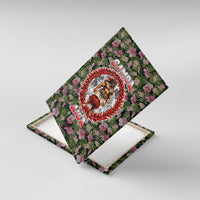 Samoa Aiga Polynesian Canvas Wall Art Tropical Floral Hibiscus Pattern Island Heritage