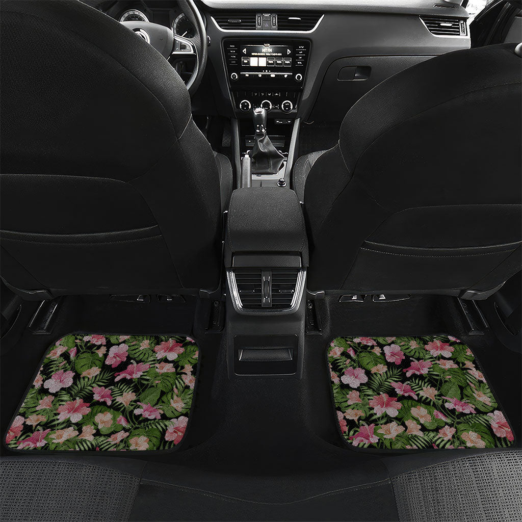 Samoa Aiga Polynesian Car Mats Tropical Floral Hibiscus Pattern Island Heritage