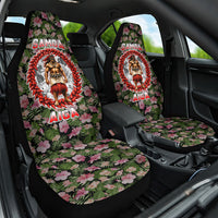 Samoa Aiga Polynesian Car Seat Cover Tropical Floral Hibiscus Pattern Island Heritage