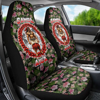 Samoa Aiga Polynesian Car Seat Cover Tropical Floral Hibiscus Pattern Island Heritage