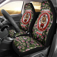 Samoa Aiga Polynesian Car Seat Cover Tropical Floral Hibiscus Pattern Island Heritage