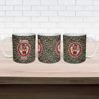 Samoa Aiga Polynesian Ceramic Mug Tropical Floral Hibiscus Pattern Island Heritage