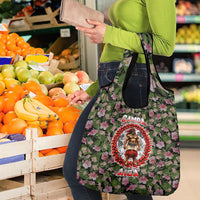 Samoa Aiga Polynesian Grocery Bag Tropical Floral Hibiscus Pattern Island Heritage