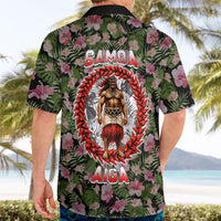 Samoa Aiga Polynesian Hawaiian Shirt Tropical Floral Hibiscus Pattern Island Heritage