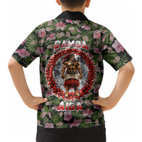Samoa Aiga Polynesian Hawaiian Shirt Tropical Floral Hibiscus Pattern Island Heritage