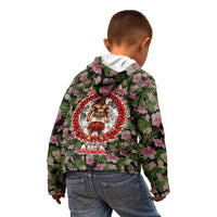 Samoa Aiga Polynesian Kid Hoodie Tropical Floral Hibiscus Pattern Island Heritage