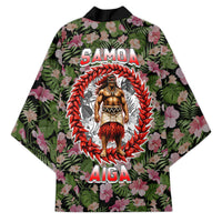 Samoa Aiga Polynesian Kimono Tropical Floral Hibiscus Pattern Island Heritage