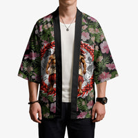 Samoa Aiga Polynesian Kimono Tropical Floral Hibiscus Pattern Island Heritage
