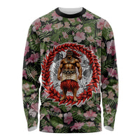 Samoa Aiga Polynesian Long Sleeve Shirt Tropical Floral Hibiscus Pattern Island Heritage