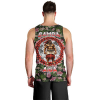 Samoa Aiga Polynesian Men Tank Top Tropical Floral Hibiscus Pattern Island Heritage