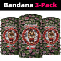 Samoa Aiga Polynesian Neck Gaiter Tropical Floral Hibiscus Pattern Island Heritage