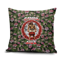 Samoa Aiga Polynesian Pillow Cover Tropical Floral Hibiscus Pattern Island Heritage