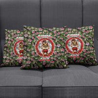 Samoa Aiga Polynesian Pillow Cover Tropical Floral Hibiscus Pattern Island Heritage
